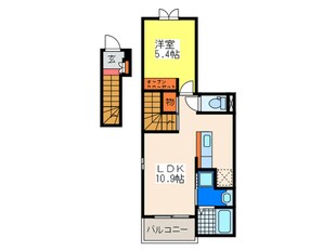 カーサクラベールの物件間取画像